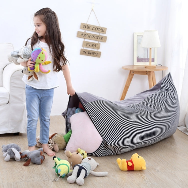 Stuffed Animal Storage Bean Bag Chair Baby Kid Toy Sofa Clothes Organizer For Baby