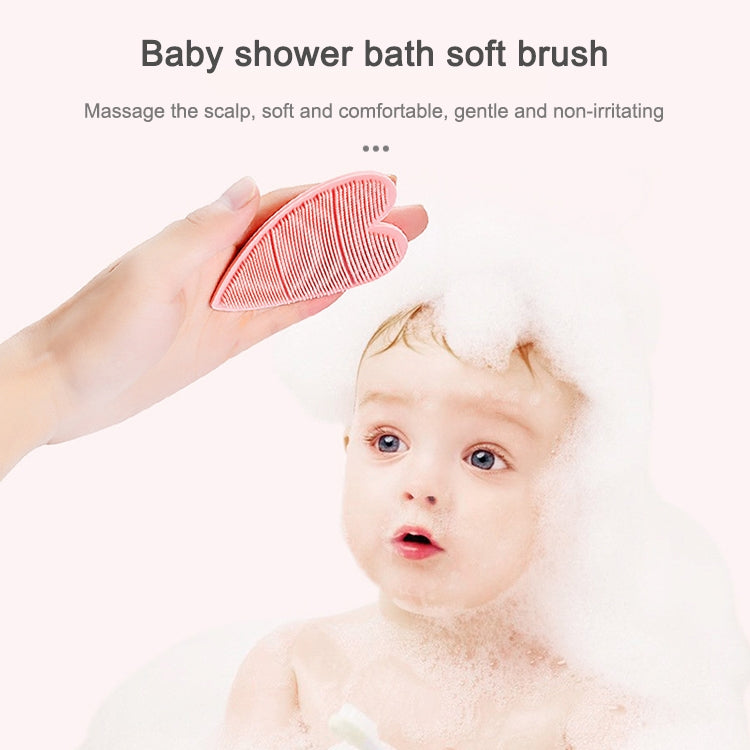 Baby Silicone Shampoo Brush Soft and Comfortable Baby Shower Massage Brush Infant Care Products