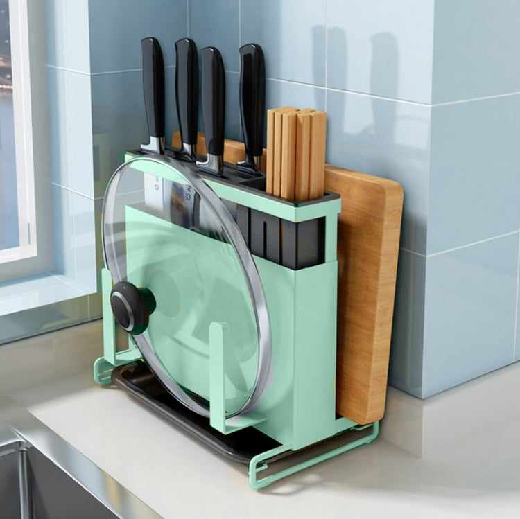 Kitchen Rack Chopping Board Pot Lid Tableware Storage Multifunctional Knife Holder, Size: 33.2x11.4x25cm
