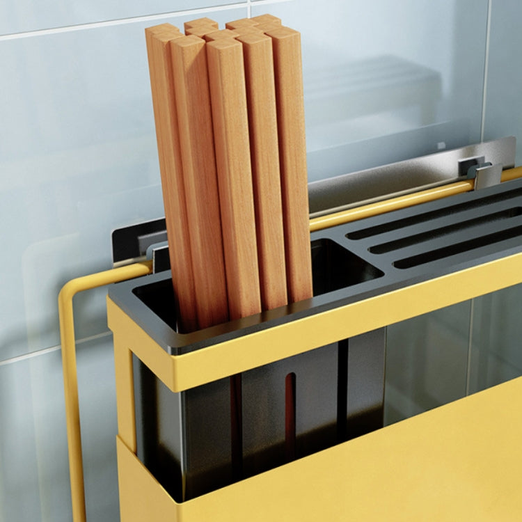 Kitchen Rack Chopping Board Pot Lid Tableware Storage Multifunctional Knife Holder, Size: 33.2x11.4x25cm