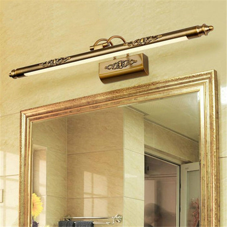 Retro Moisture-proof Bathroom Dressing Table Lamp Mirror Front Lamp Mirror Cabinet Light, Power:16W 90cm