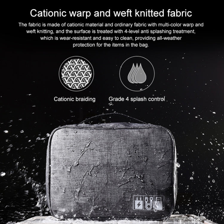 Digital Cable Bag Men Portable Travel Gadgets Pouch Power Cord Charger Headset Organizer