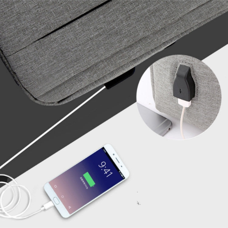 Men Travel Portable Backpacks + Shoulder Bags Set Student School Bag Waterproof Computer Bag