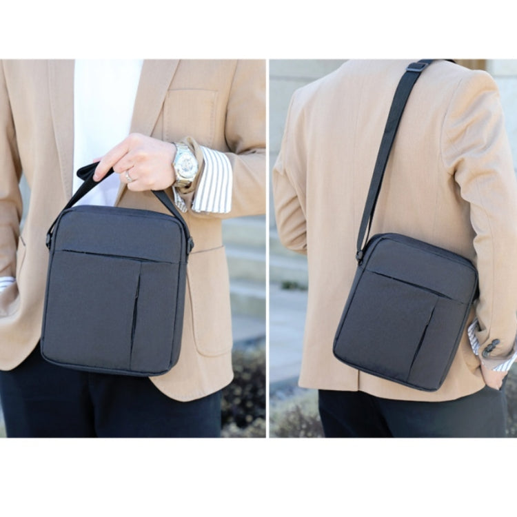 Men Travel Portable Backpacks + Shoulder Bags Set Student School Bag Waterproof Computer Bag