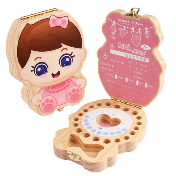 Baby Teeth Collection Box Random Color Delivery, Size:13.5x15.5x3cm