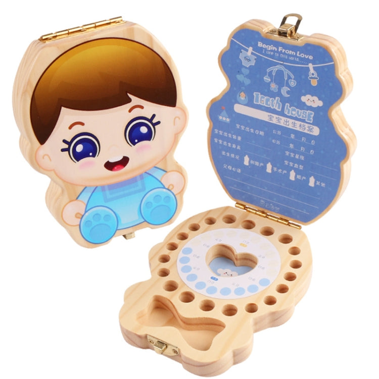 Baby Teeth Collection Box Random Color Delivery, Size:13.5x15.5x3cm