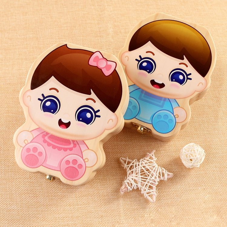Baby Teeth Collection Box Random Color Delivery, Size:13.5x15.5x3cm