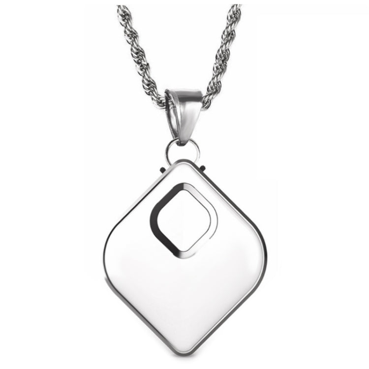 Portable Hanging Neck Air Purifier Negative-Ion Necklace Formaldehyde Anti-fog Haze Air Purifier(White)