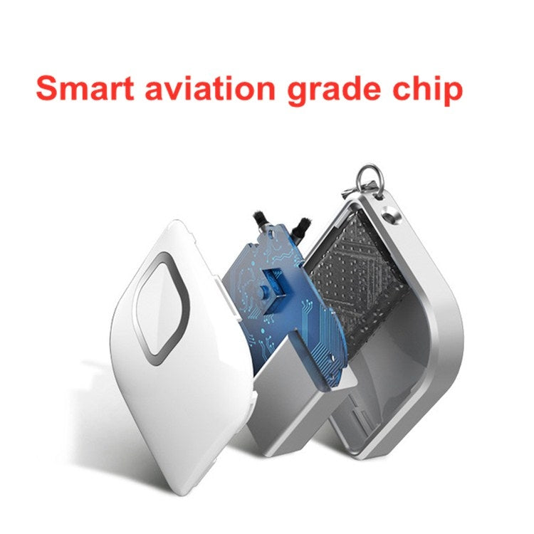 Portable Hanging Neck Air Purifier Negative-Ion Necklace Formaldehyde Anti-fog Haze Air Purifier(White)