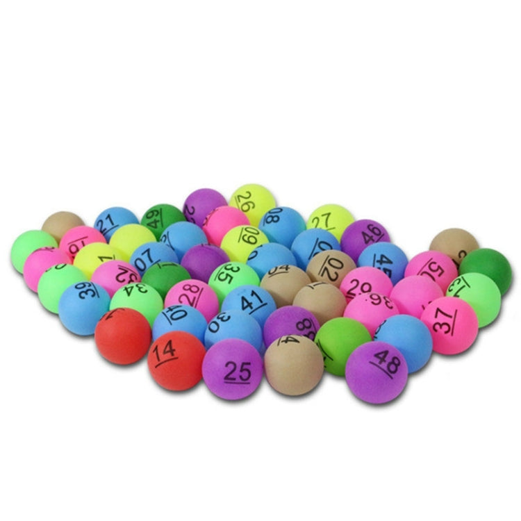 100 PCS PP Material Table Tennis for Entertainment Game Draw, Diameter: 40mm, Random Color Delivery