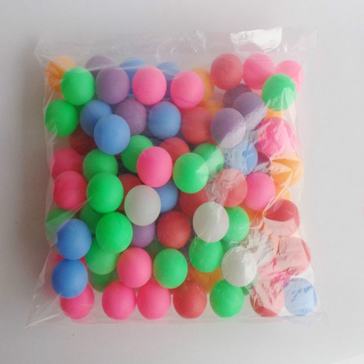 100 PCS PP Material Table Tennis for Entertainment Game Draw, Diameter: 40mm, Random Color Delivery