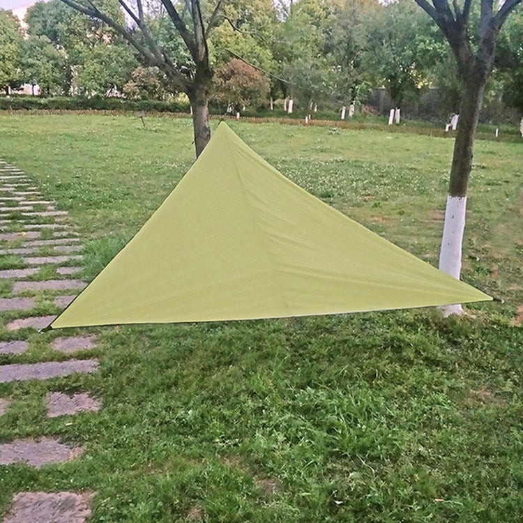 Outdoor Sunshade Triangle Sky Screen Simple Sun Protection Canopy, Size:6X6X6M(Random Color)