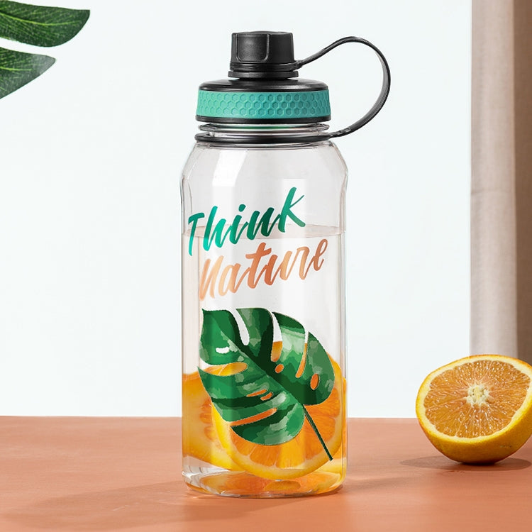 2 PCS Plastic Cup Space Cup Large Capacity Sports Bottle Outdoor Handy Cup, Capacity:2000ML