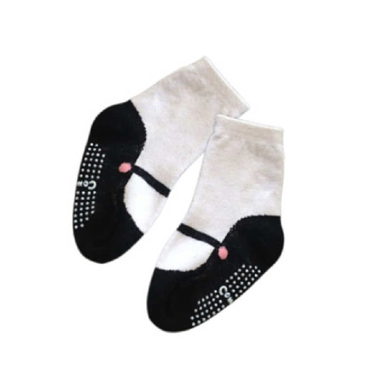 3 Pairs Baby Ballet Socks Baby Slip In Tube Socks Dispensing Floor Socks Relent, Size:One Size(Black)