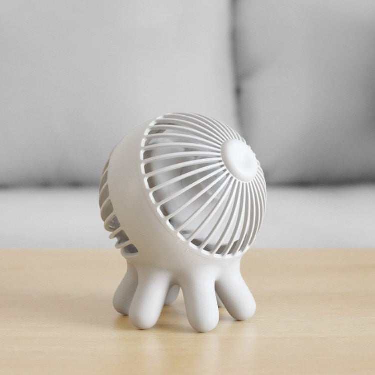 Creative Octopus Desktop Fan Mini Portable USB Charging Fan Mute Desktop Fan, Style:USB In-line(Random  Color)