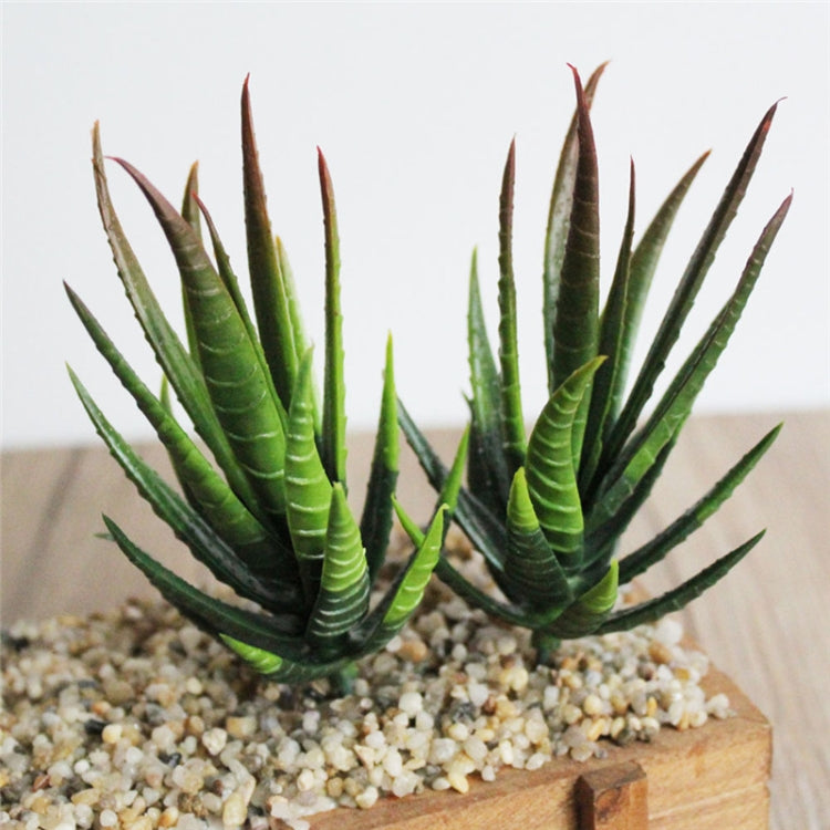 Artificial Mini Aloe Plastic Plants Craft Floristry Landscape Garden Family Office Decoration