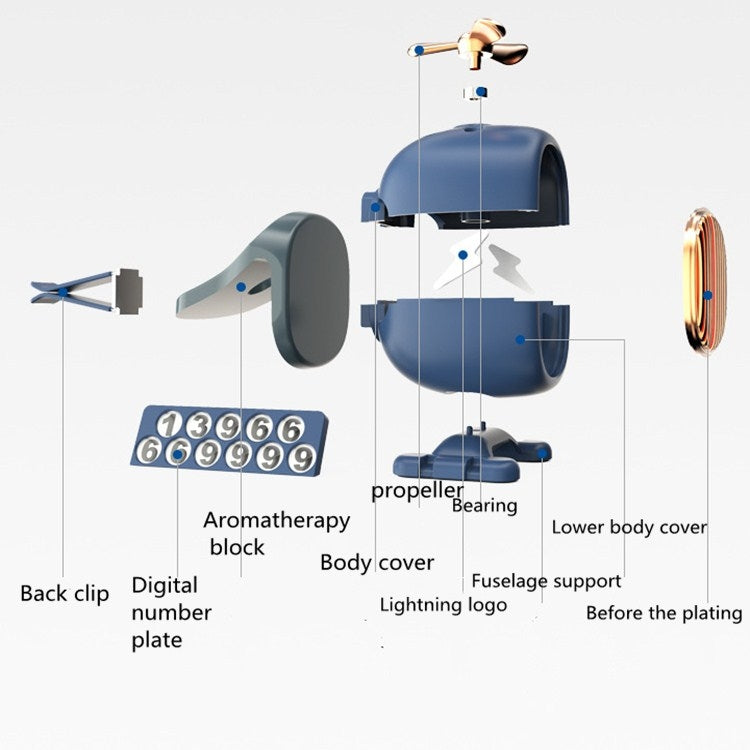 Aromatherapy Car Perfume Decoration For Helicopter Car Outlet