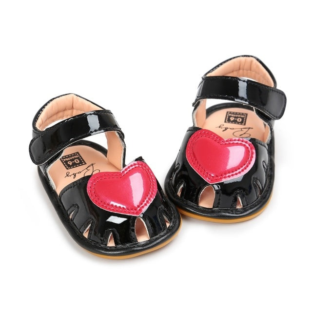 Soft Bottom Non-slip Baby Sandals Princess Shoes, Size:11cm