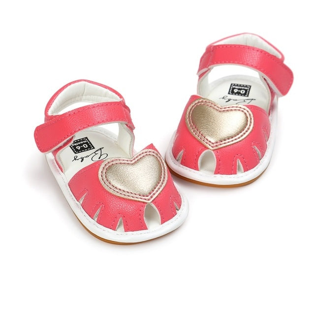 Soft Bottom Non-slip Baby Sandals Princess Shoes, Size:11cm