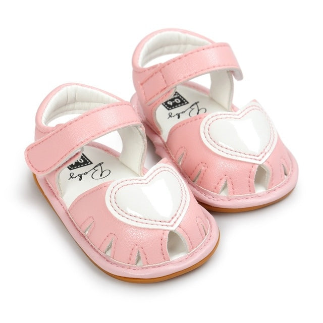 Soft Bottom Non-slip Baby Sandals Princess Shoes, Size:13cm