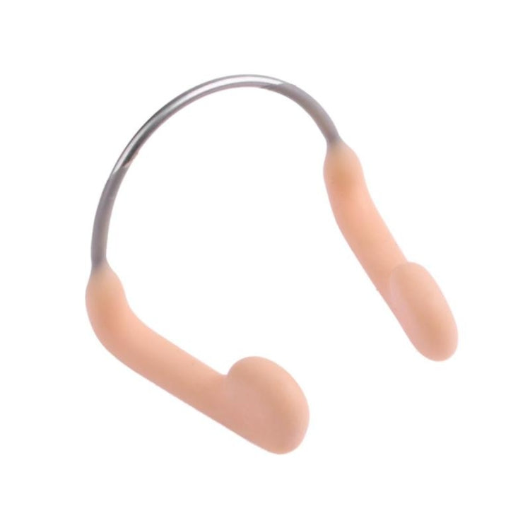 10 PCS Silicone Swimming Nose Clip Steel Wire Nose Clip Waterproof Anti-slip Nose Clip for Adult(No Package)