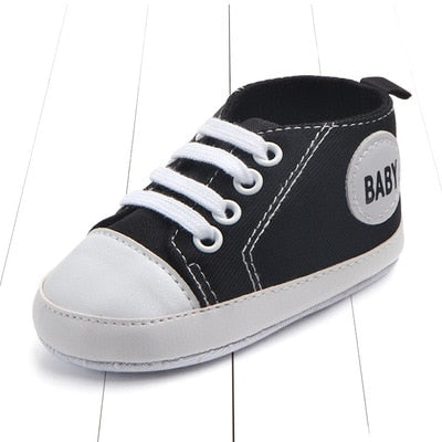 3 Pairs Canvas Classic Sports Sneakers Newborn Baby Boys Girls