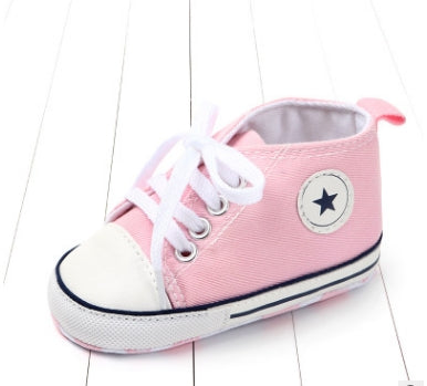 3 Pairs Canvas Classic Sports Sneakers Newborn Baby Boys Girls
