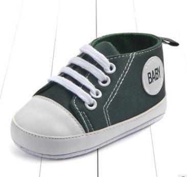 3 Pairs Canvas Classic Sports Sneakers Newborn Baby Boys Girls