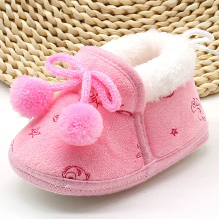 Winter Sweet Newborn Baby Girls Princess Winter Boots First Walkers Soft Soled Infant Toddler Girl Footwear,