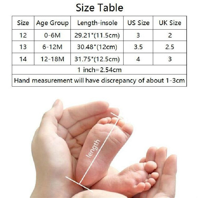 Spring Autumn and Winter Baby Cotton Shoes Boots Thick Warm Soft Bottom Bow Toddler Shoes, Size:13