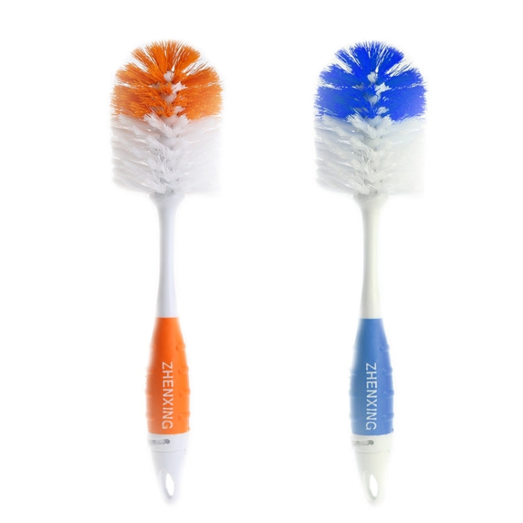 2 in 1 Bottle Brush + Pacifier Brush Cleaning Brush Baby or Children Bottle Nipple Tube, Random Color Delivery