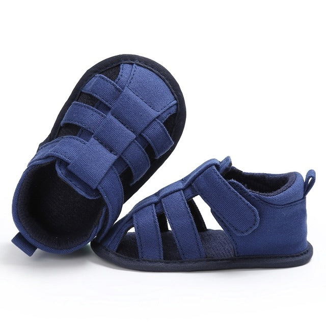 Baby Soft Bottom Canvas Toddler Shoes Breathable Sandals, Size:11cm