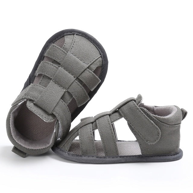 Baby Soft Bottom Canvas Toddler Shoes Breathable Sandals, Size:11cm