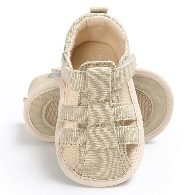 Baby Soft Bottom Canvas Toddler Shoes Breathable Sandals, Size:12cm