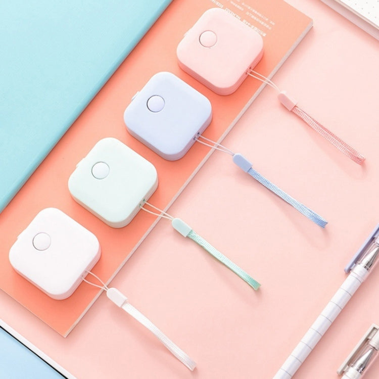 2 PCS 1.5M Mini Cute Portable Leather Measuring Tape(Random Color Delivery)