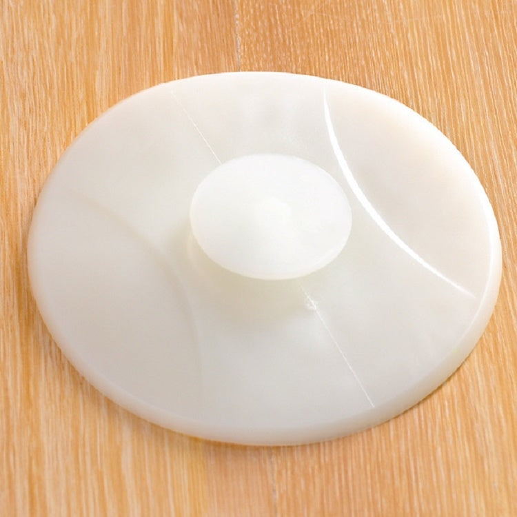 Wash Basin Silicone Floor Drain Cover Kitchen Pool Water Plug Bathroom Tray Sink Leak-proof Cover(White)