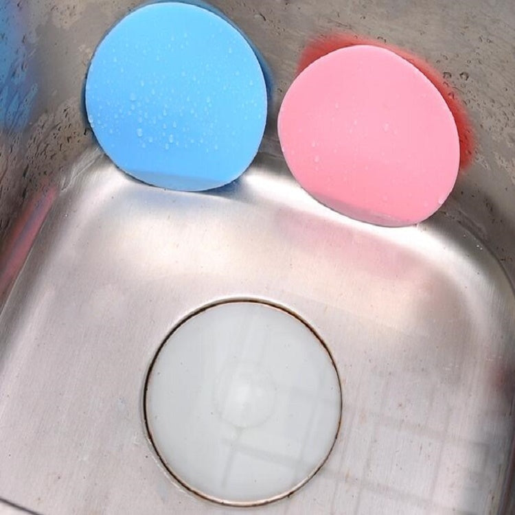 Wash Basin Silicone Floor Drain Cover Kitchen Pool Water Plug Bathroom Tray Sink Leak-proof Cover(White)