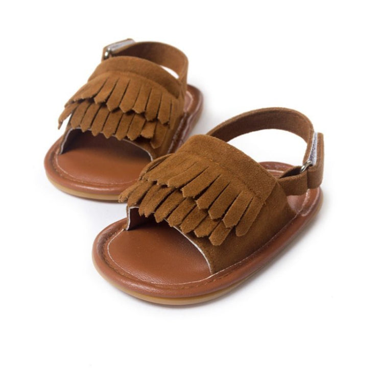 Casual Fashion PU Fringed Baby Sandals, Size:11cm/76g