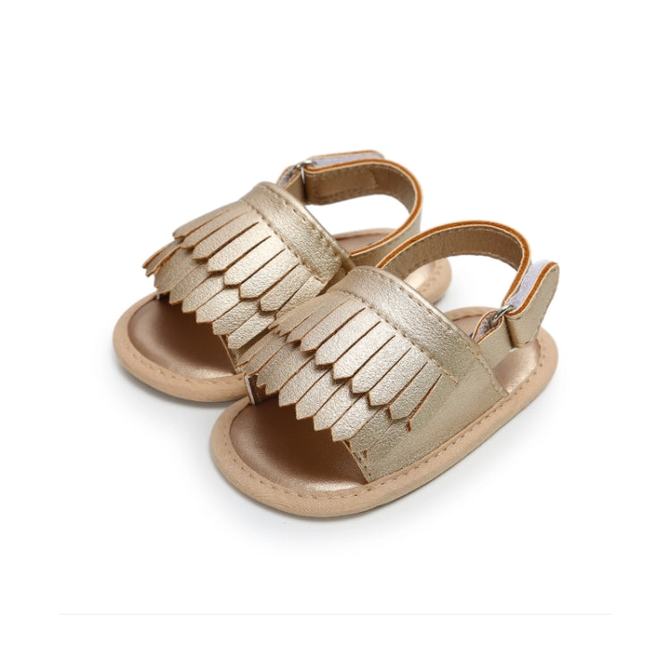 Casual Fashion PU Fringed Baby Sandals, Size:11cm/76g