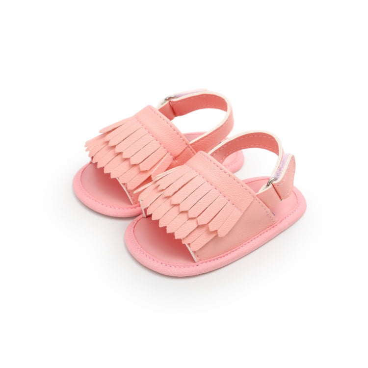 Casual Fashion PU Fringed Baby Sandals, Size:11cm/76g