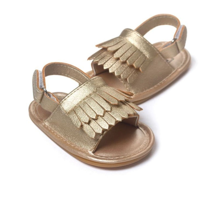 Casual Fashion PU Fringed Baby Sandals, Size:12cm/83g