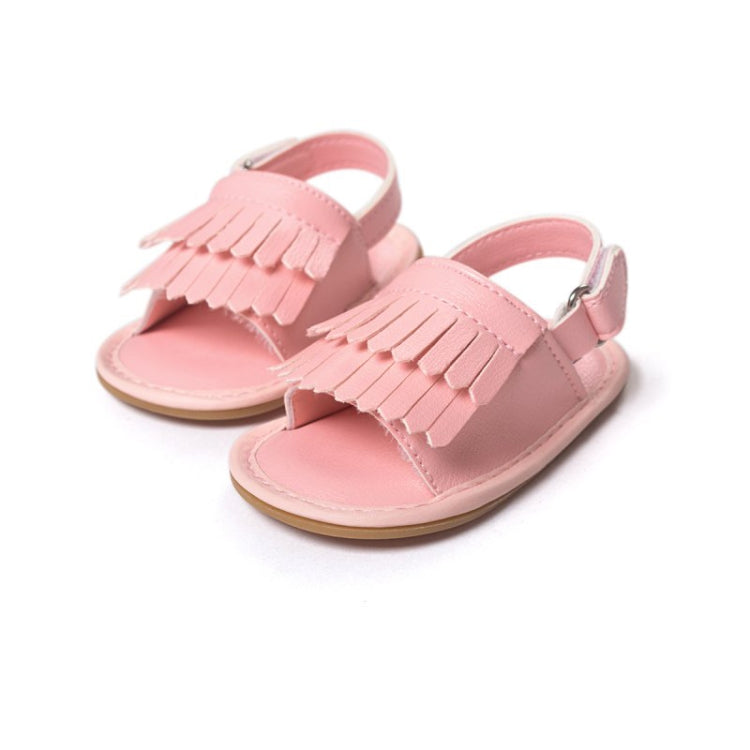 Casual Fashion PU Fringed Baby Sandals, Size:12cm/83g