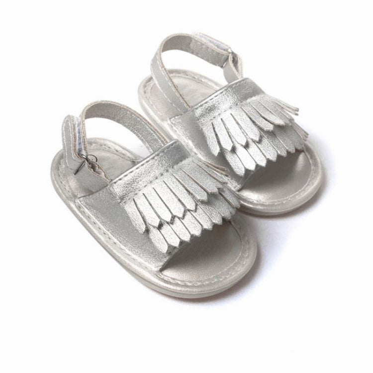 Casual Fashion PU Fringed Baby Sandals, Size:12cm/83g