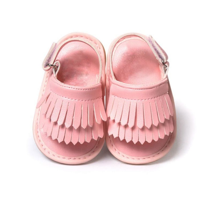 Casual Fashion PU Fringed Baby Sandals, Size:12cm/83g