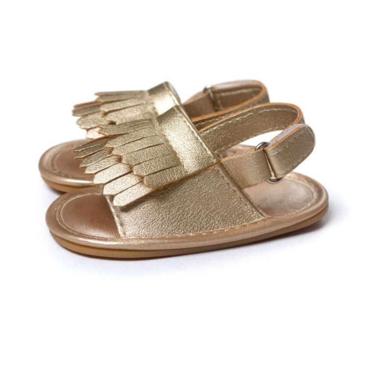 Casual Fashion PU Fringed Baby Sandals, Size:12cm/83g