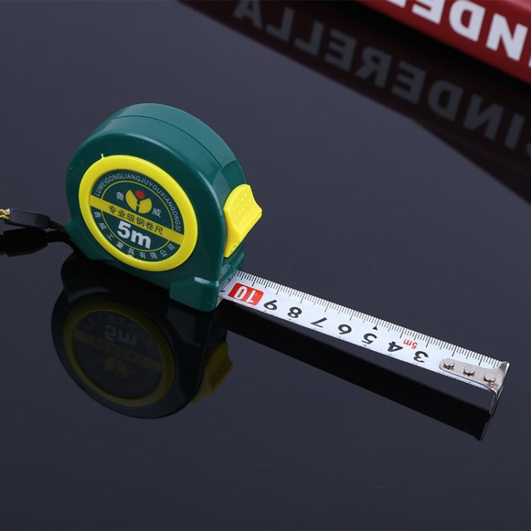 LW004 Industrial Grade ABS Plastic Anti-fall Durable Office Household Steel Tape Measure, Length:5mx25