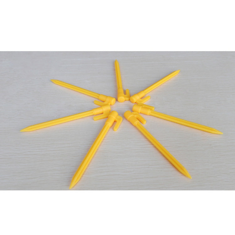 Outdoor Travel Camping Tents Stakes PegsTrip Plastic Heavy Duty Tent Nails Fixing Tent Mat Stake 1 Setï¼ˆ4PCSï¼‰
