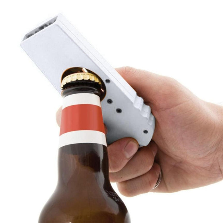 Launcher Beer Bottle Opener Shooting Flying keychain Ring