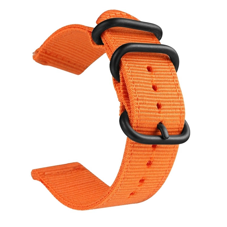 Washable Nylon Canvas Watchband, Band Width:20mm