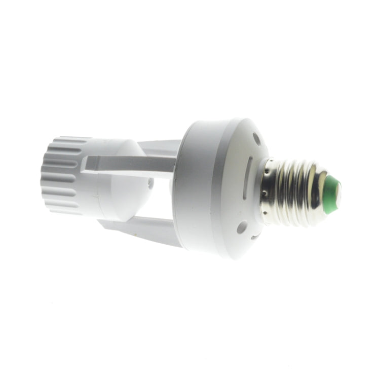 360 Degrees PIR Induction Motion Sensor IR Infrared Human E27 Plug Socket Switch Base LED Bulb Lamp Holder, AC 110-220V